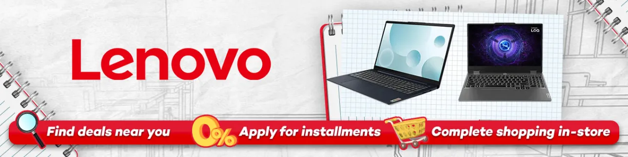 Lenovo Ideapad Slim 3 83ER0023PH Banner in Shoppingmall