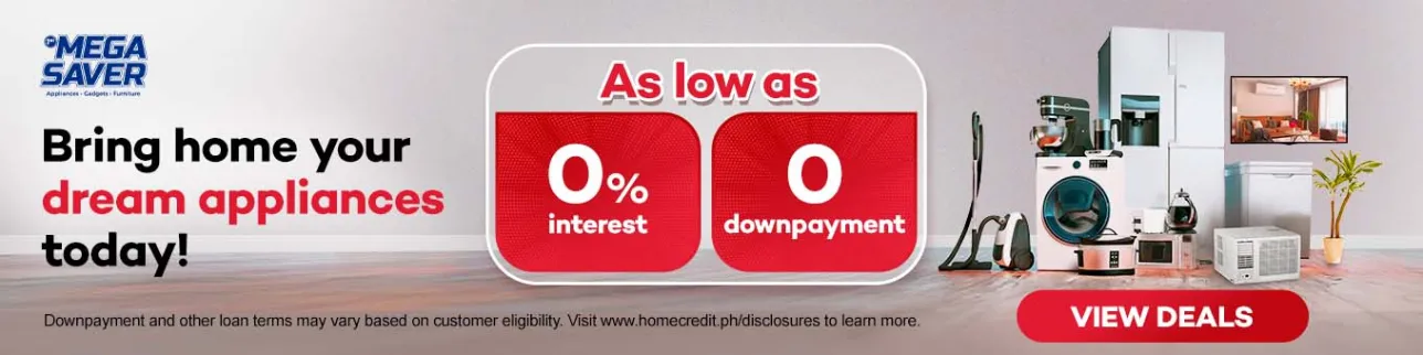 Bring home your dream appliances with first mega savers today!