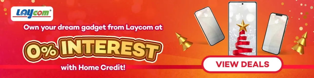 Banner showing your dream gadgets from laycom at 0% interest
