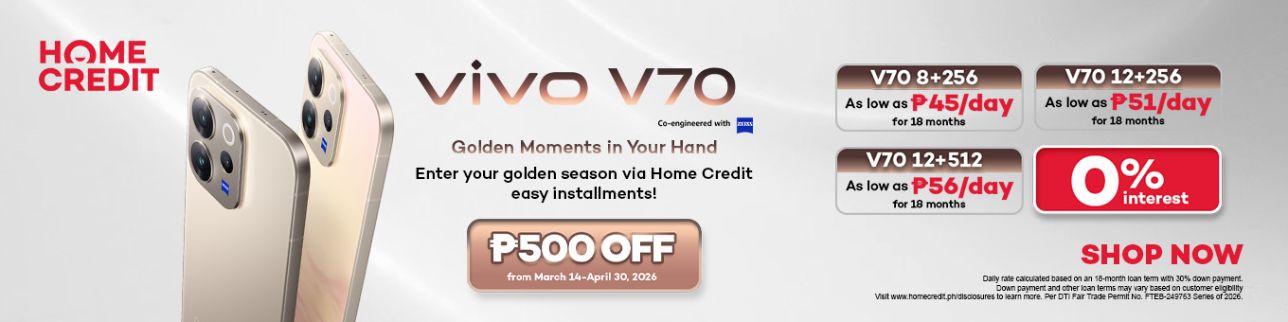 banner showing Vivo V70 Pre-Order
