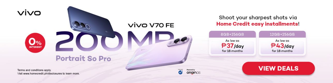 banner showing Vivo V70 FE Start Sell at Shoppingmall