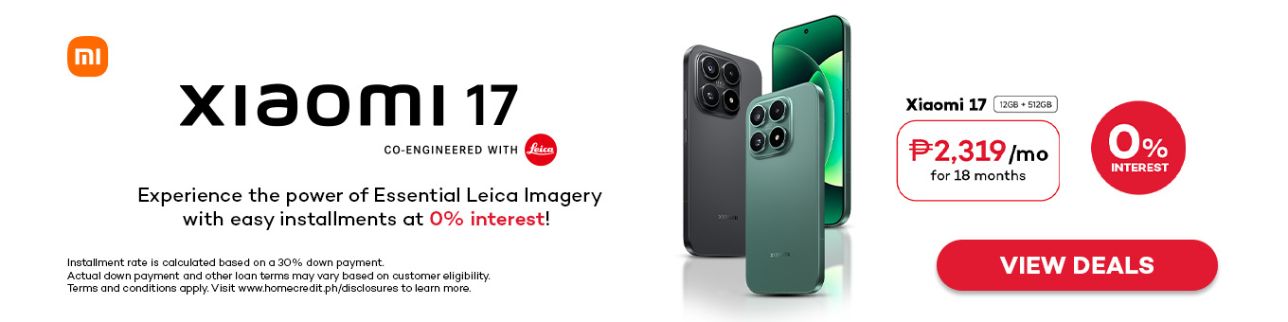 Banner showing Xiaomi 17 launch