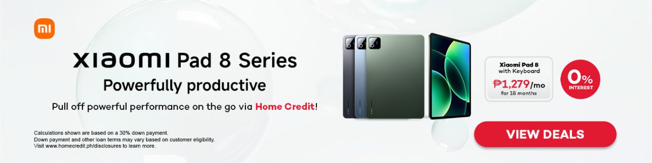 banner showing Xiaomi Pad 8 launch