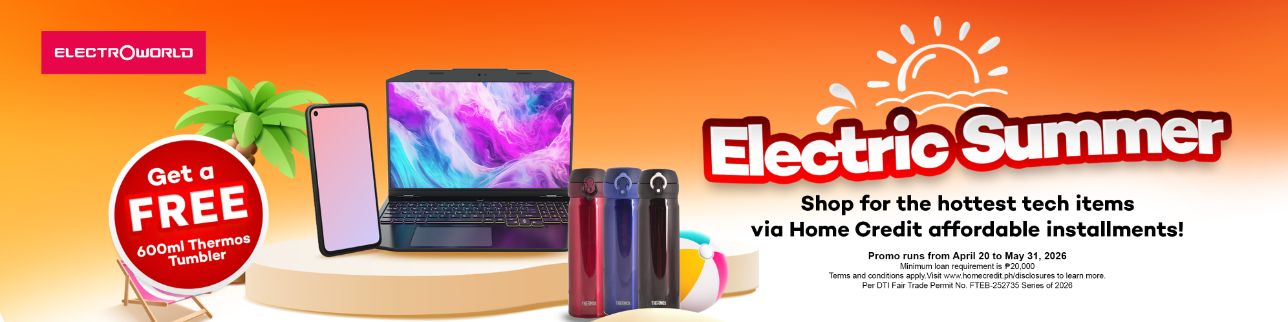 banner showing Electrowrold Electric Summer promo at Shoppingmall