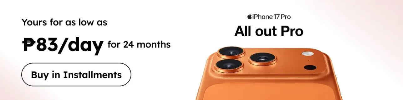 Banner showing iPhone 17 Pro available at Shoppingmall.