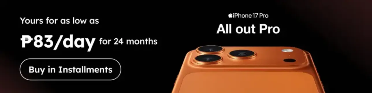 Banner showing iPhone 17 pro pre-order at Shoppingmall.