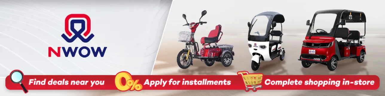 Banner showing NWOW collections at shoppingmall