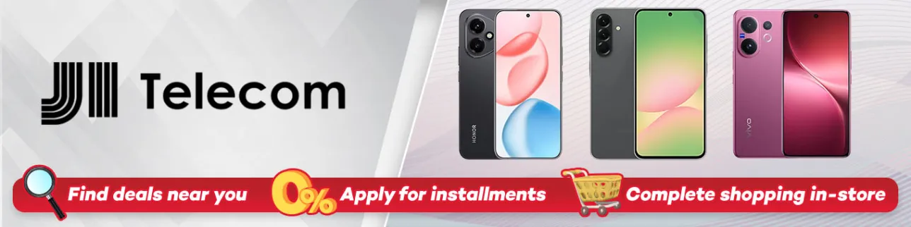 Banner showing the 3 easy steps in applying in shoppingmall.