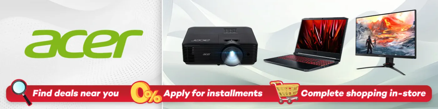 Acer Nitro 5 AN515-58-50YE Banner in Shoppingmall