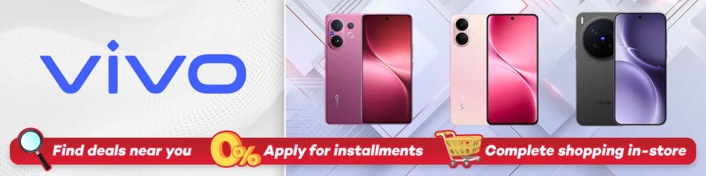 Banner showing Find Deals Near you, apply in app and pick up in store!