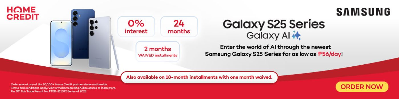 Banner showing Samsung Galaxy S25 at Wiltelcom