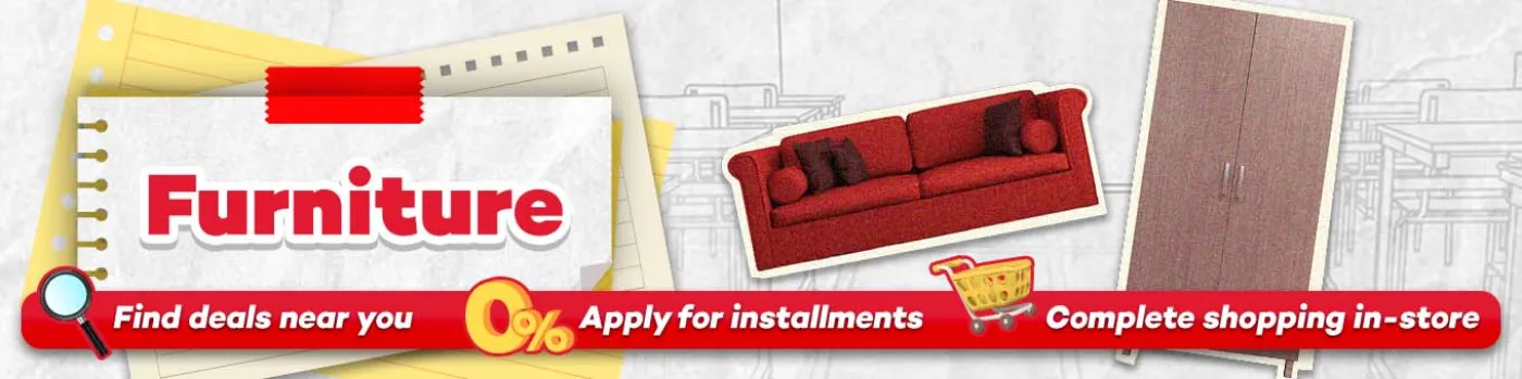 Banner for home furniture available on Shopping Mall Philippines