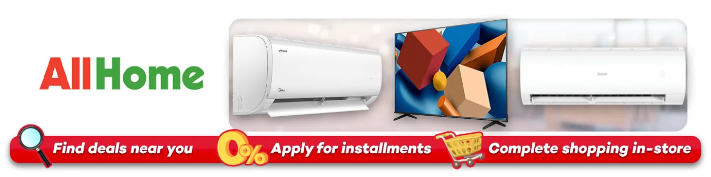 banner showing all home appliances available at Shoppingmall.ph
