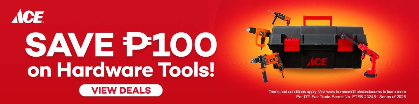 Merchant Banner Ace Hardware 100 off 4 1