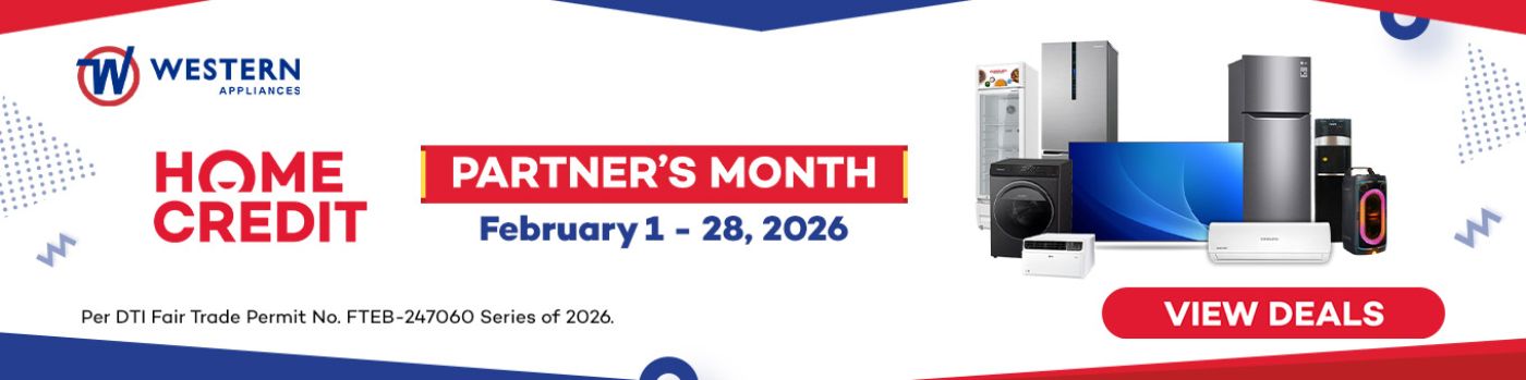 Banner showing Western Appliances partner's month